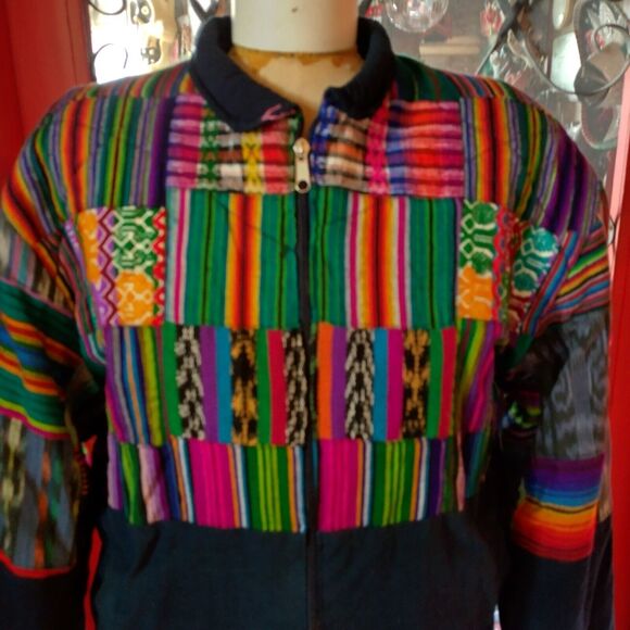 Los 3 Reyes, handmade in Guatemala, Large, Thumbs Up, jacket - Picture 2 of 8